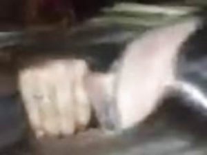 Big Black Cock for White Slut