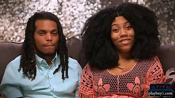 Black amateur couple looking for a treesome experience