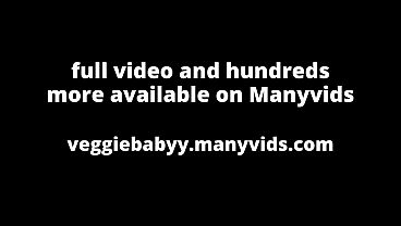 cuckold cum cleanup and ass joi for my cuck step-brother – full video on Veggiebabyy Manyvids